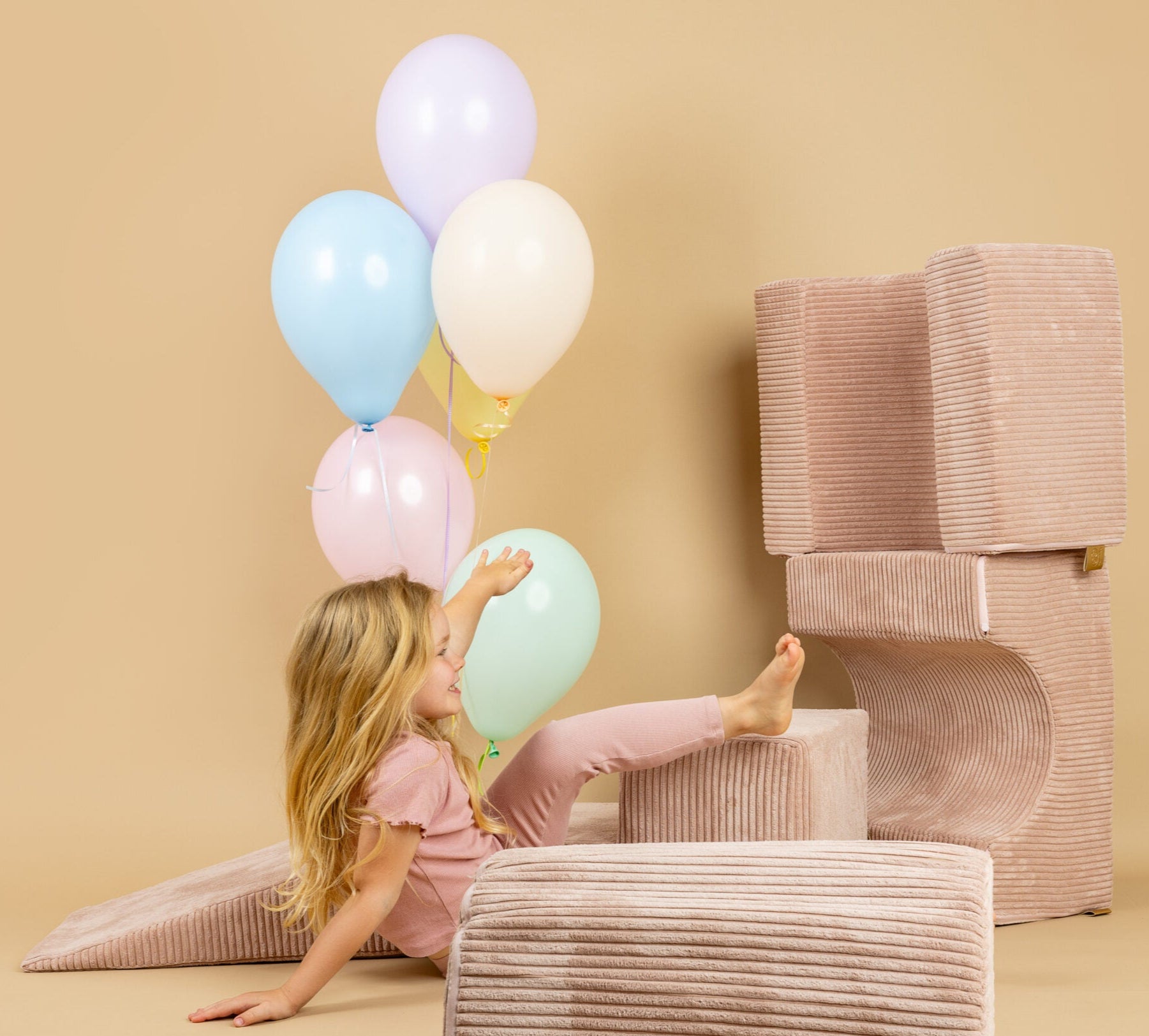 Aesthetic Shape Set 4-Elements - Powder Pink
