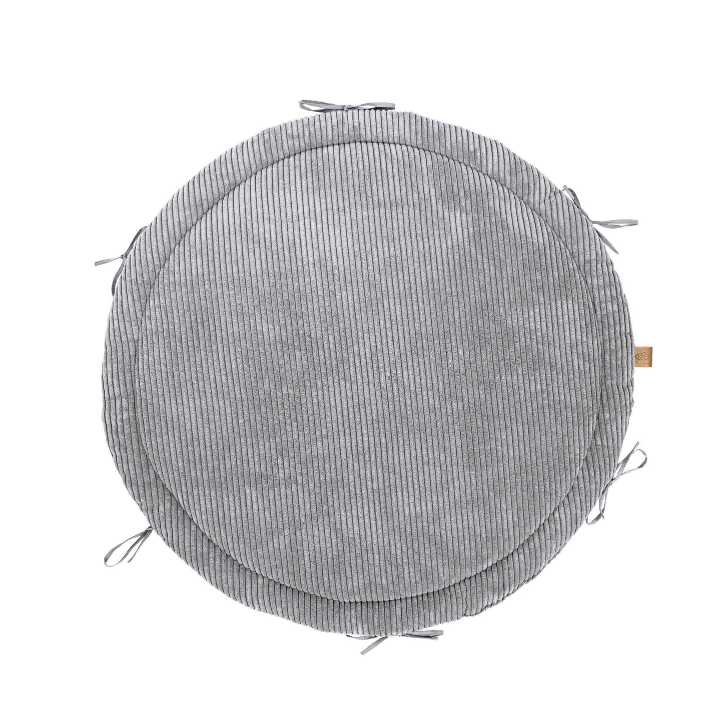 Baby Nest & Play Mat With Crib Bumper Braid - Grey