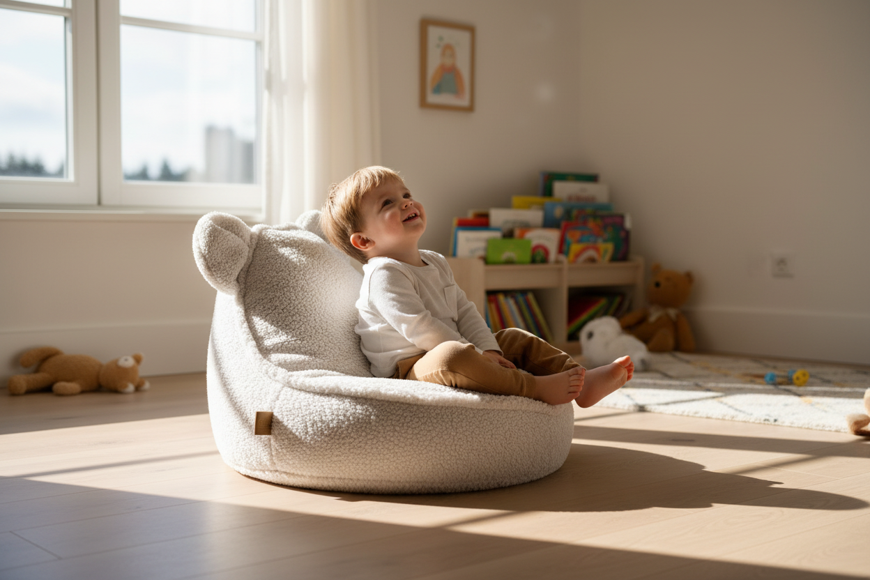 Bearly Sako Teddy Bag Cream