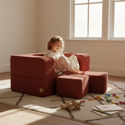 Bearly Cube Sofa - Brown