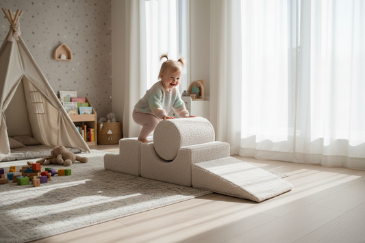 MeowBaby Bearly Shape Set with 4 Elements - White
