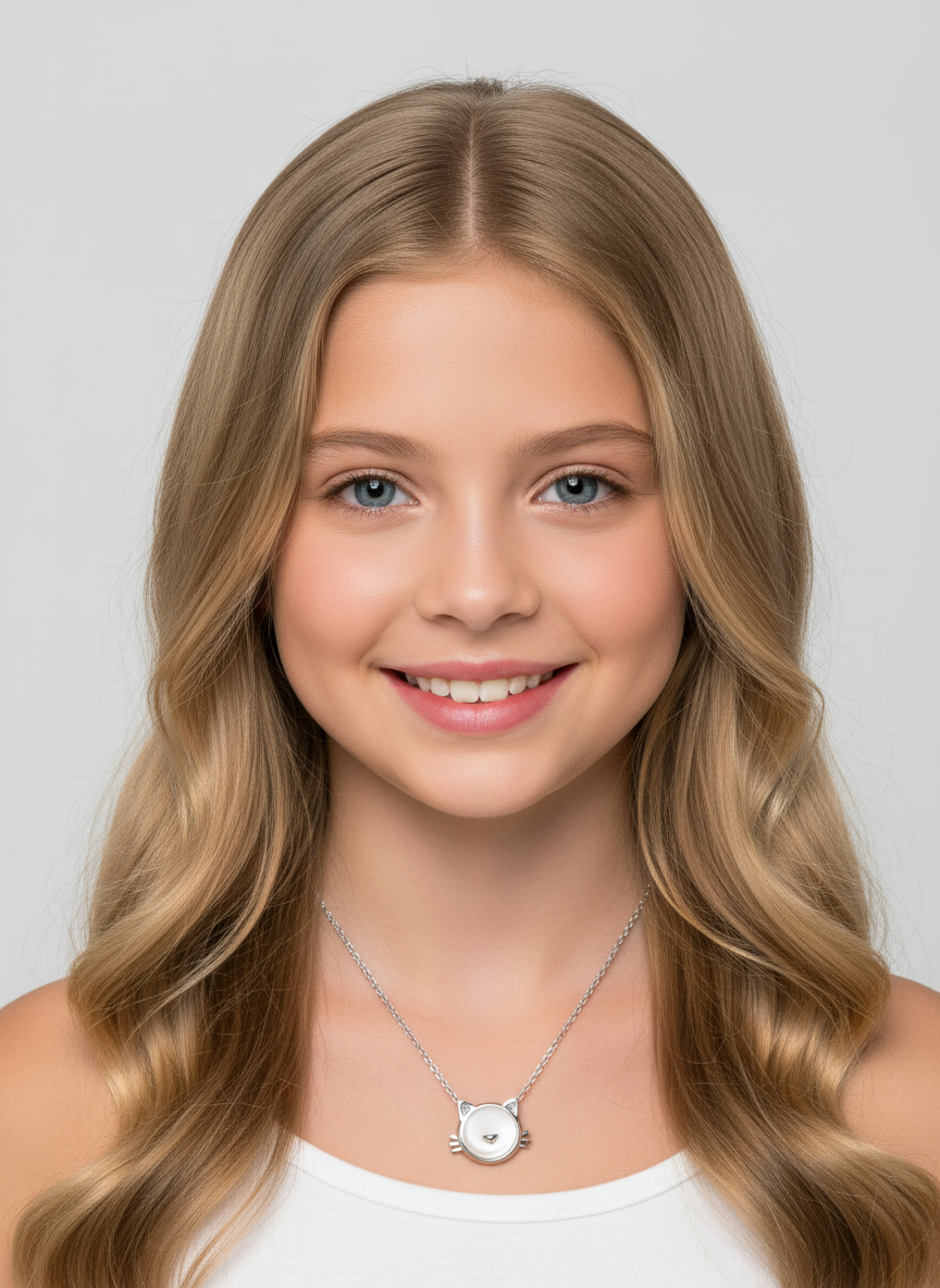 Necklace Kitty - For Kids