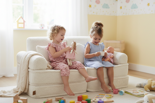 Medium Modular Sofa for Kids - Bearly Cream