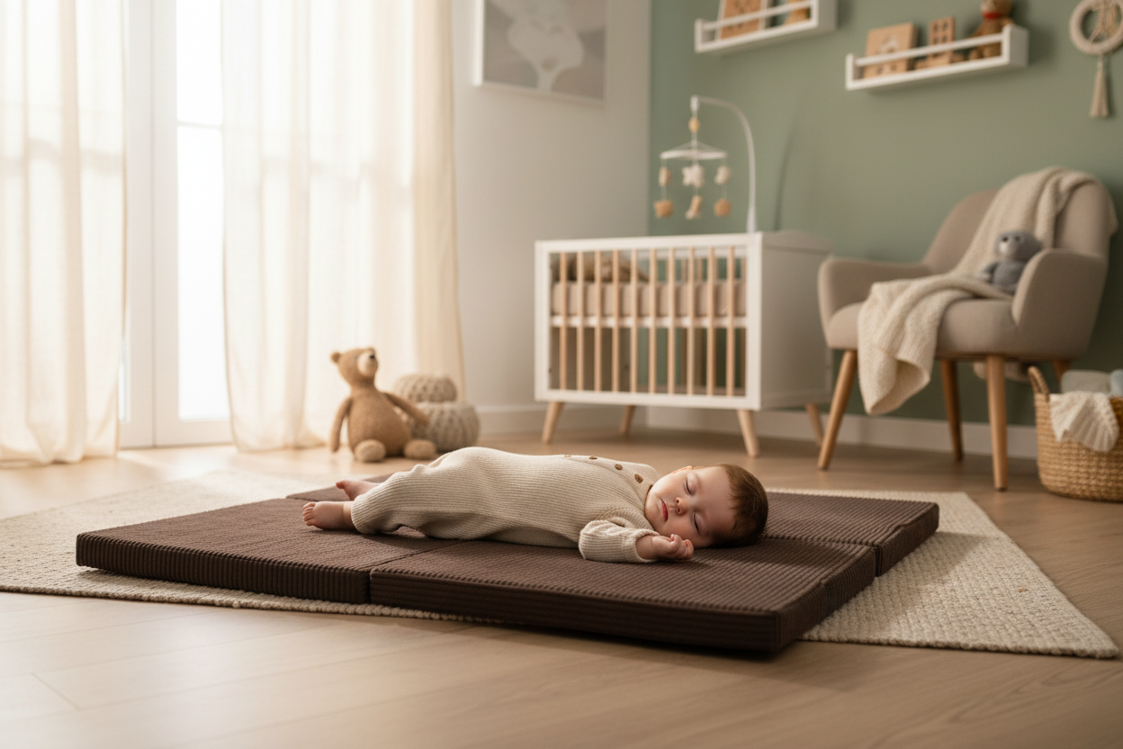 Play Mat for Kids - Square Brown