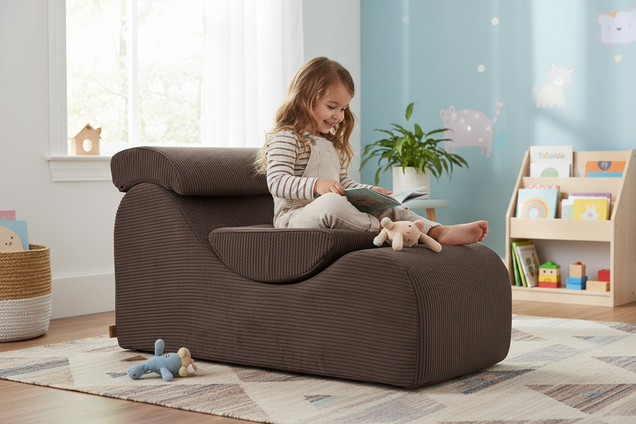 Wave Lounger - Aesthetic Brown
