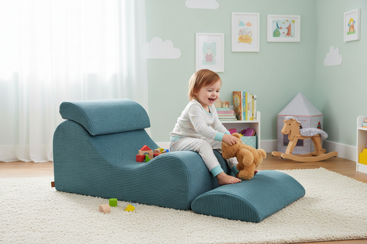 Golf Ligstoel - Esthetisch Turquoise