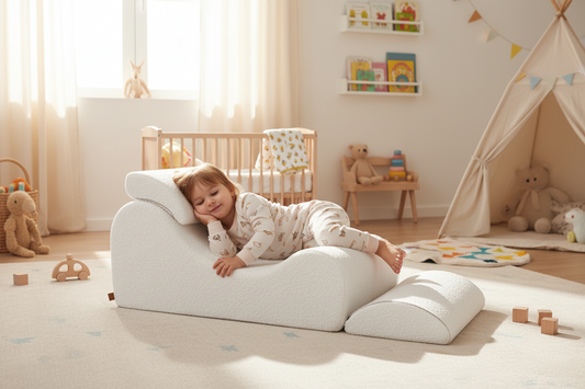 Golf Ligstoel - Witte Boucle