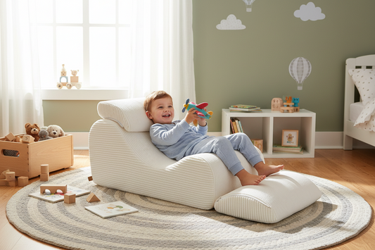 Golf Ligstoel - Witte Furrycord