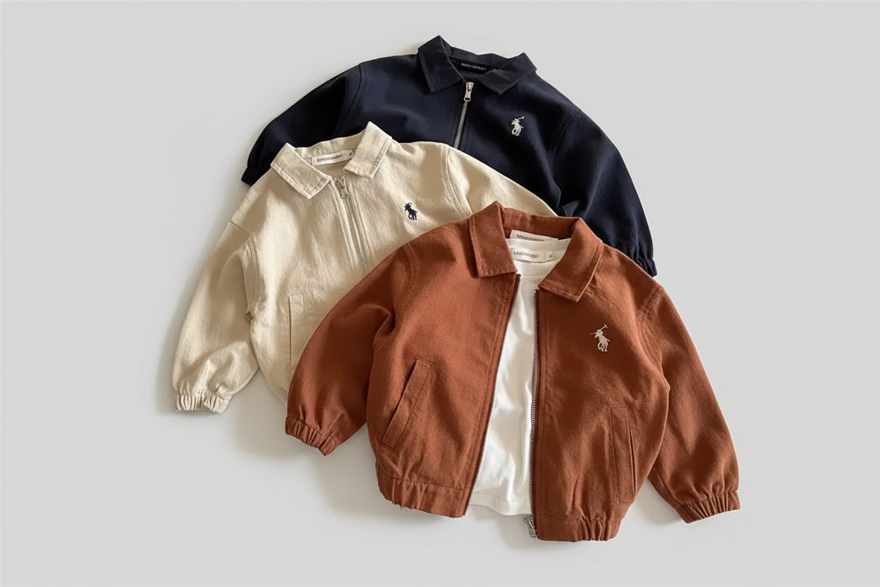 Kids Flip Collar Jacket