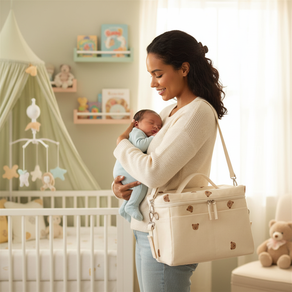 Waterproof Thermal Insulated Baby Bottle Bag for Stroller