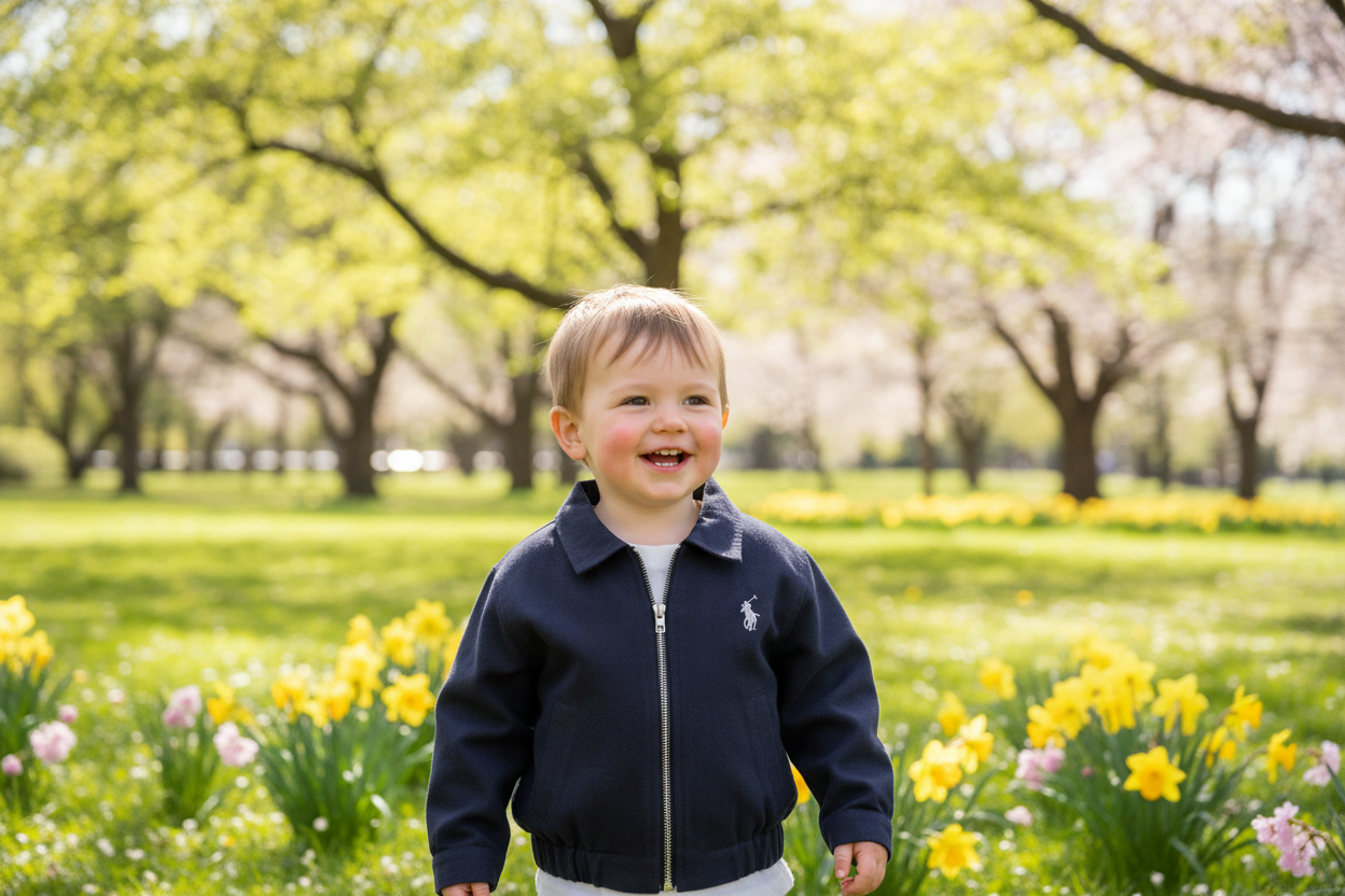 Kids Flip Collar Jacket