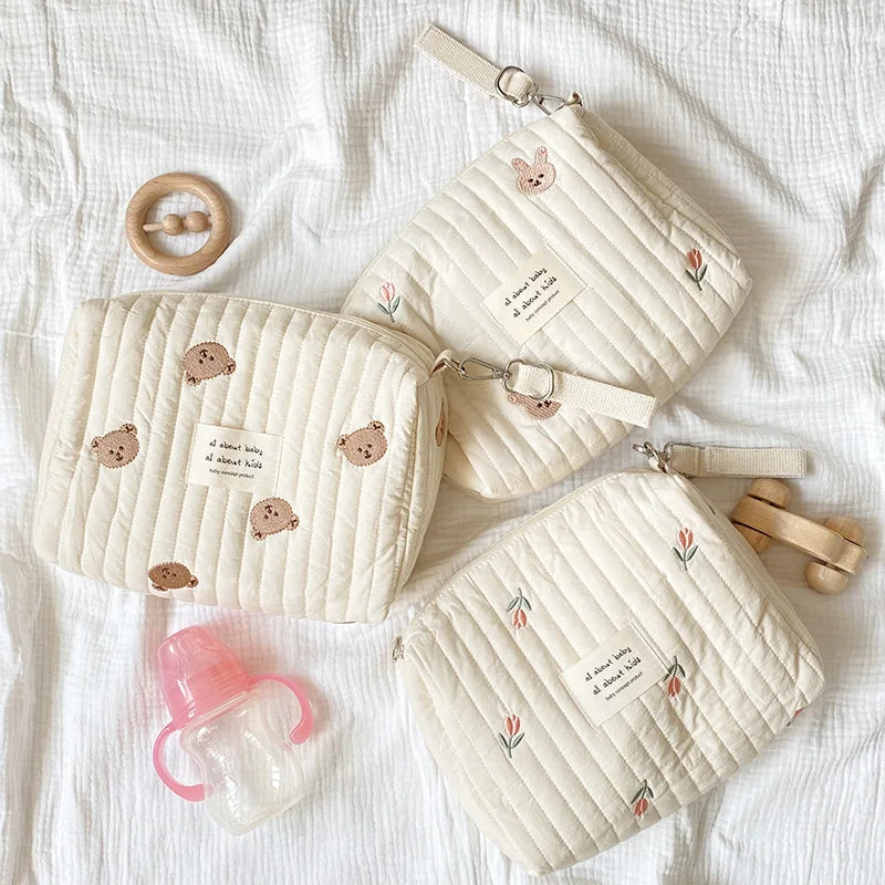 Baby Diaper Bag with Zipper for Stroller