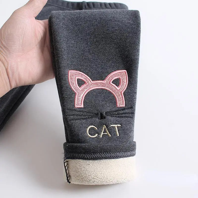 Girls Fleece-Lined Leggings