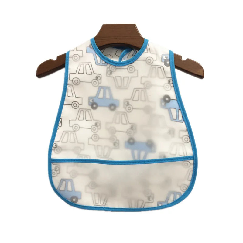 Waterproof Baby Feeding Bib with Pocket
