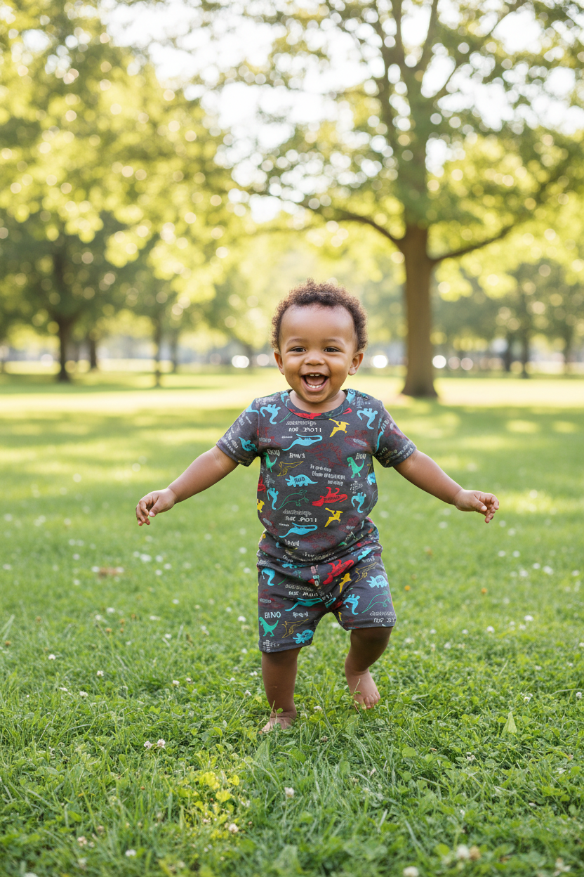 Kids Short Sleeve T-Shirt & Shorts Set