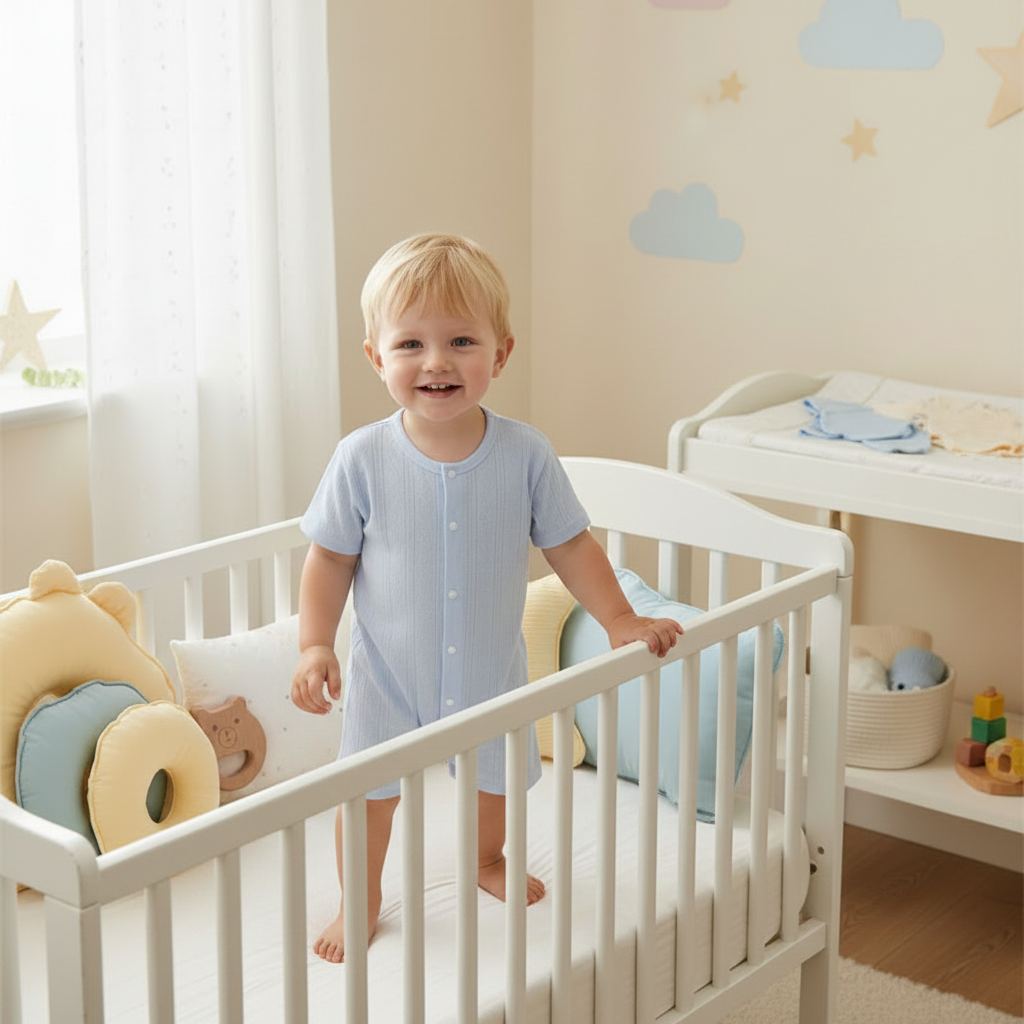 Baby Short Sleeve Breathable Romper
