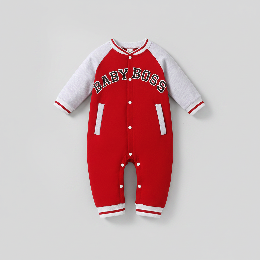 Baby Boy Long Sleeve Jumpsuit