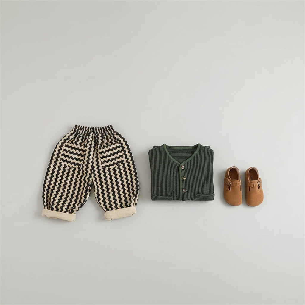 Boys Striped Harem Casual Pants