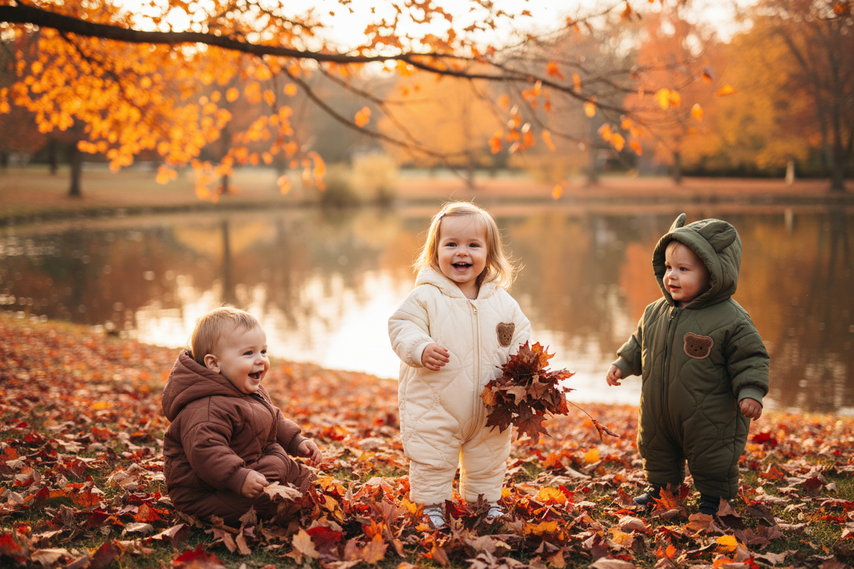 Baby Hooded Bear Jumpsuit