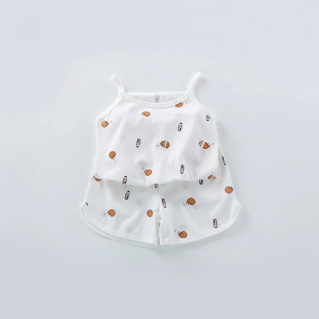 Girls Top & Shorts Summer Set