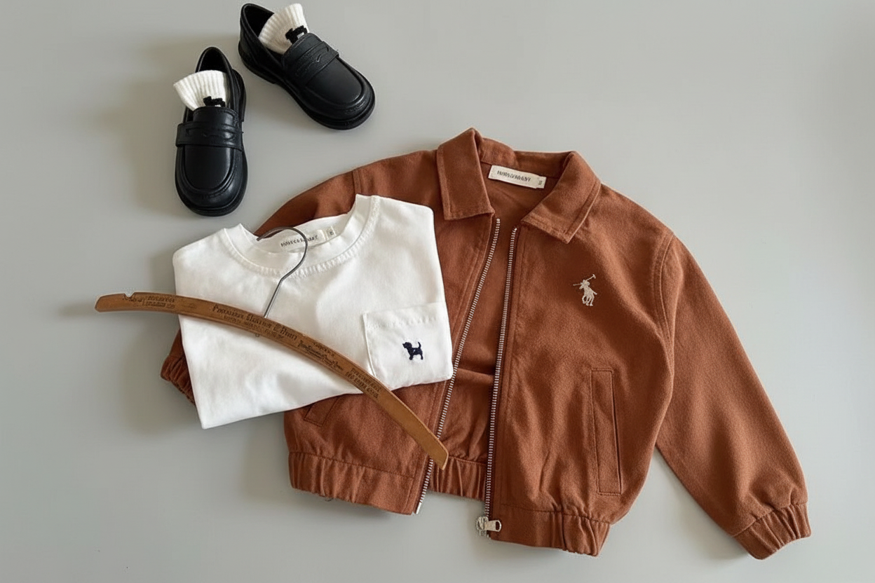 Kids Flip Collar Jacket