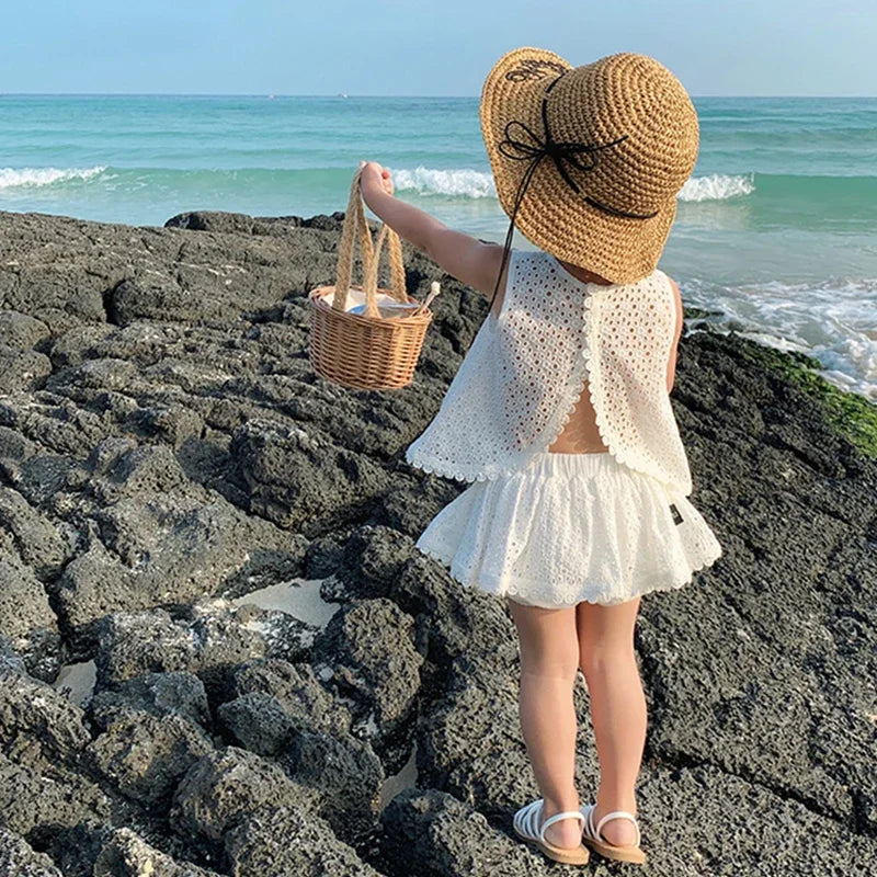 Girls Summer T-Shirt & Skirt/Shorts Set