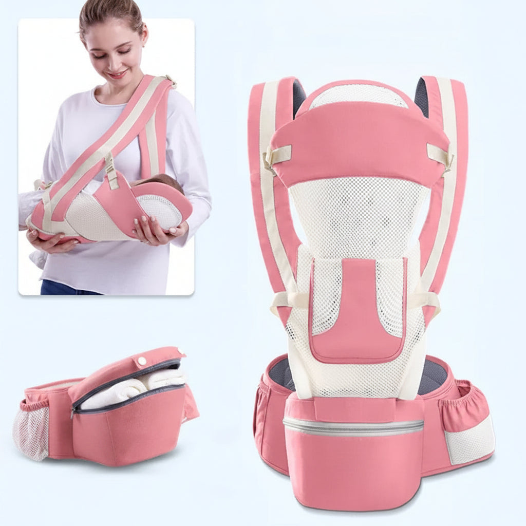 Ergonomic Baby Carrier with Hip Seat