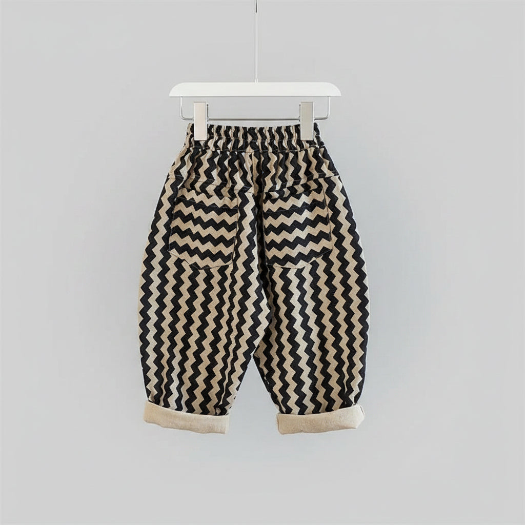 Boys Striped Harem Casual Pants