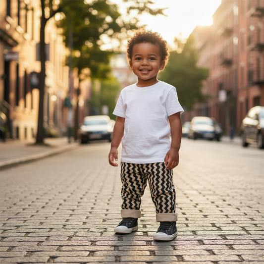 Boys Striped Harem Casual Pants