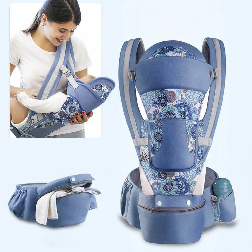 Ergonomic Baby Carrier with Hip Seat