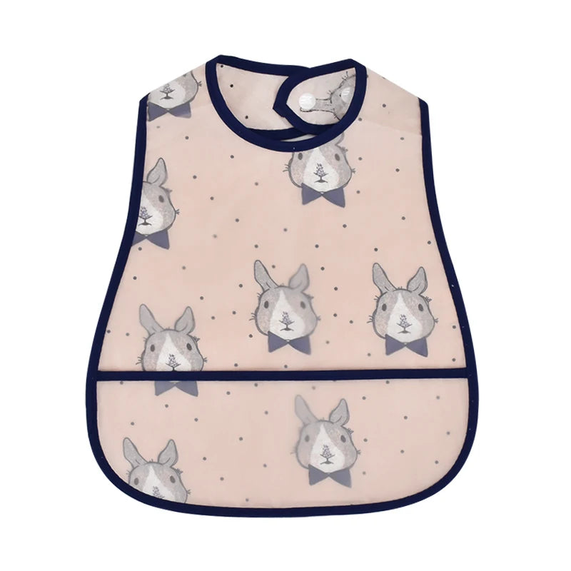 Waterproof Baby Feeding Bib with Pocket