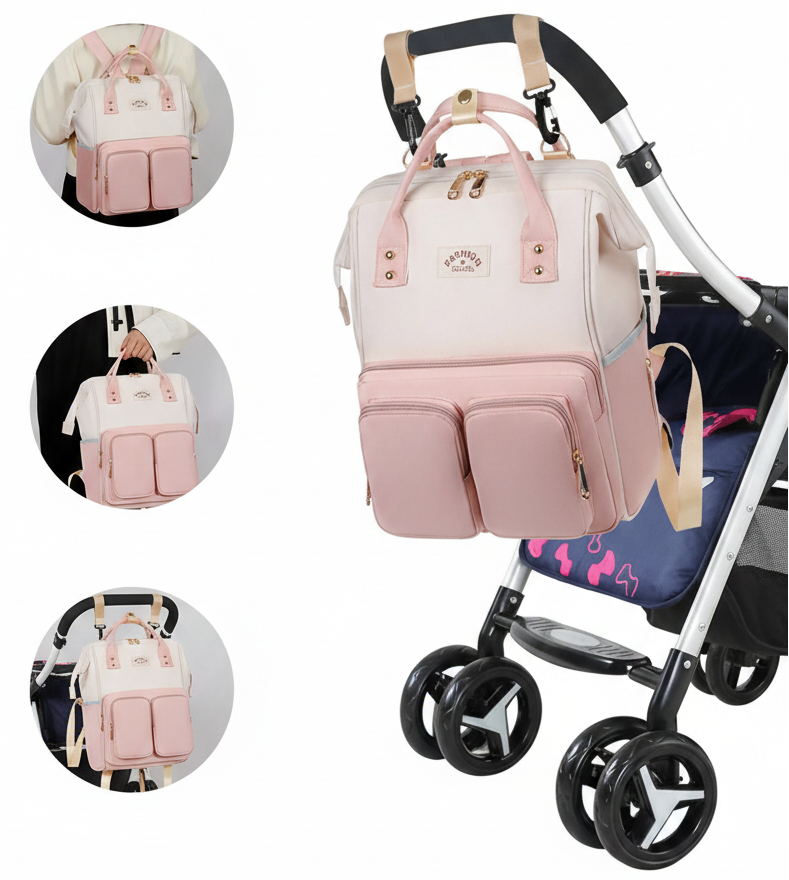 Waterproof Diaper Backpack for Mom