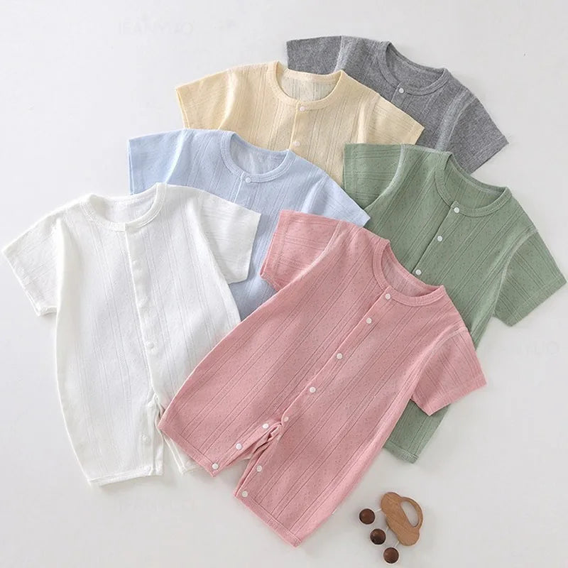 Baby Short Sleeve Breathable Romper