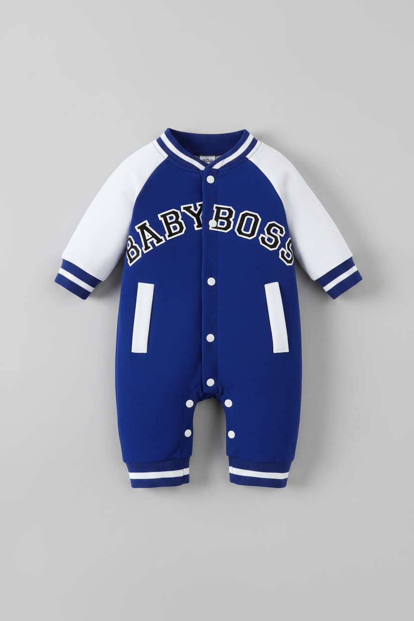 Baby Boy Long Sleeve Jumpsuit