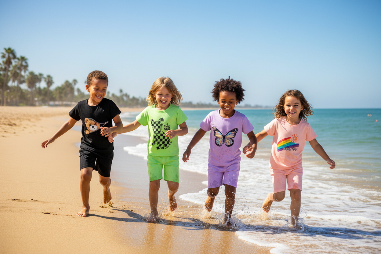 Kids Short Sleeve T-Shirt & Shorts Set