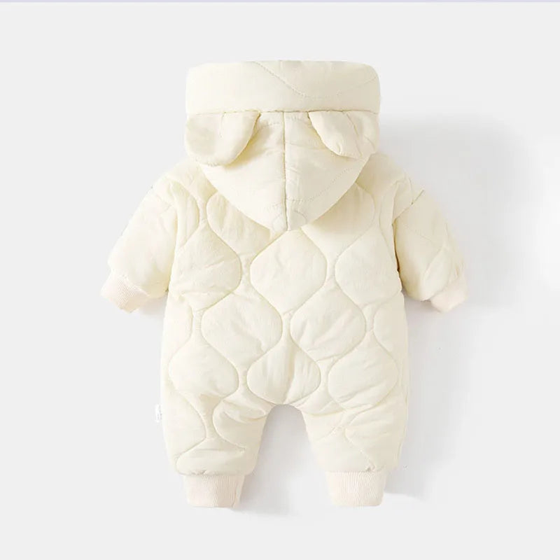 Baby Hooded Bear Jumpsuit