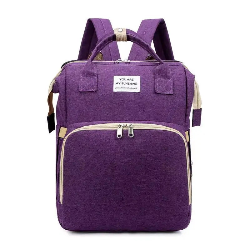 Mommy Travel Bag with Foldable Crib