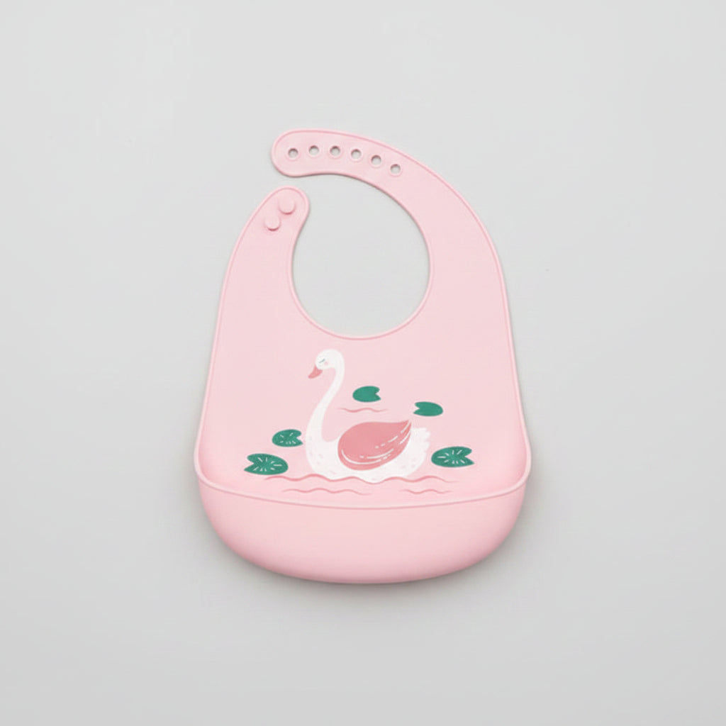 Waterproof Silicone Baby Bib With Pocket