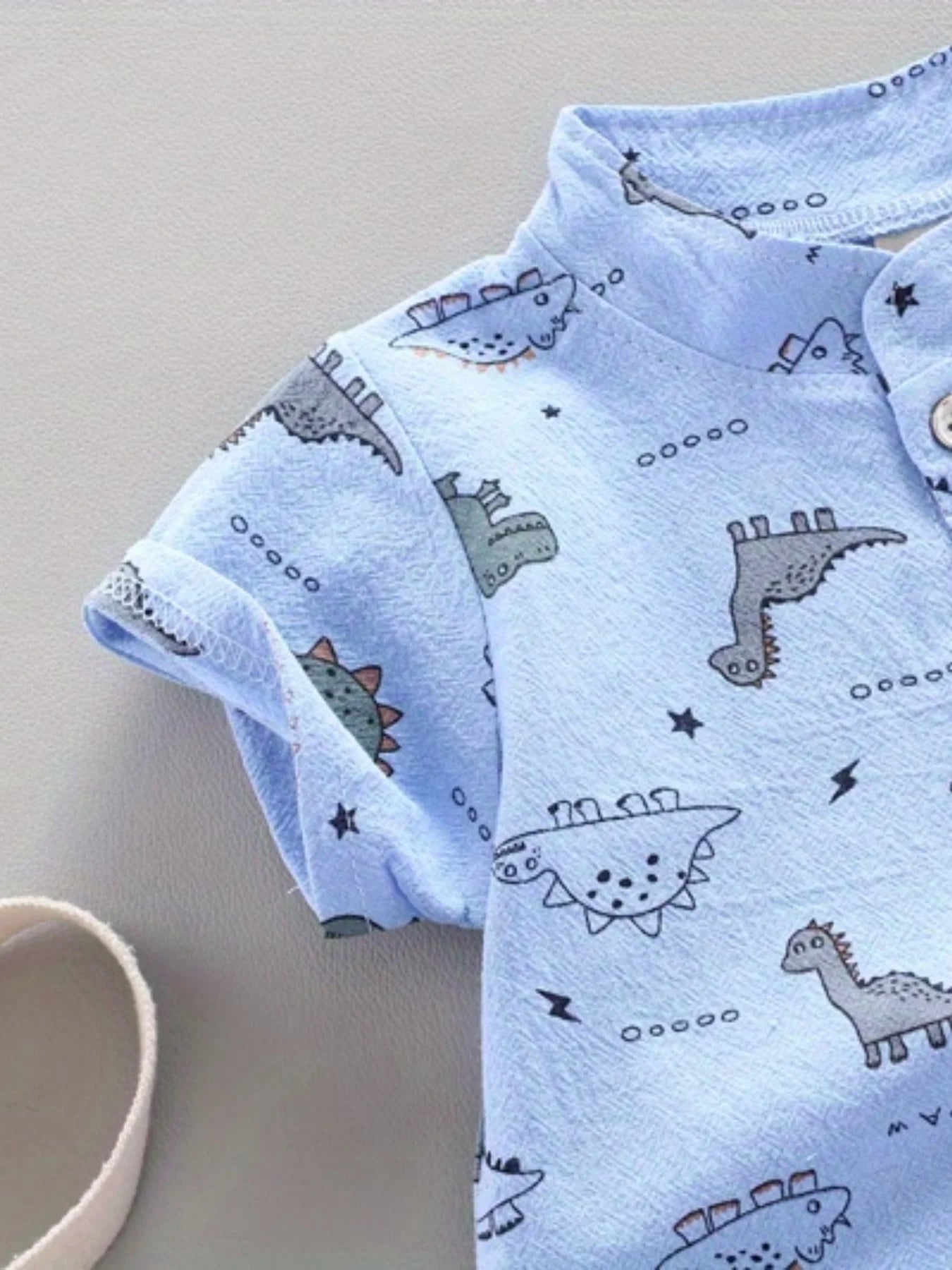 Kids Dinosaur Print T-Shirt & Shorts Set