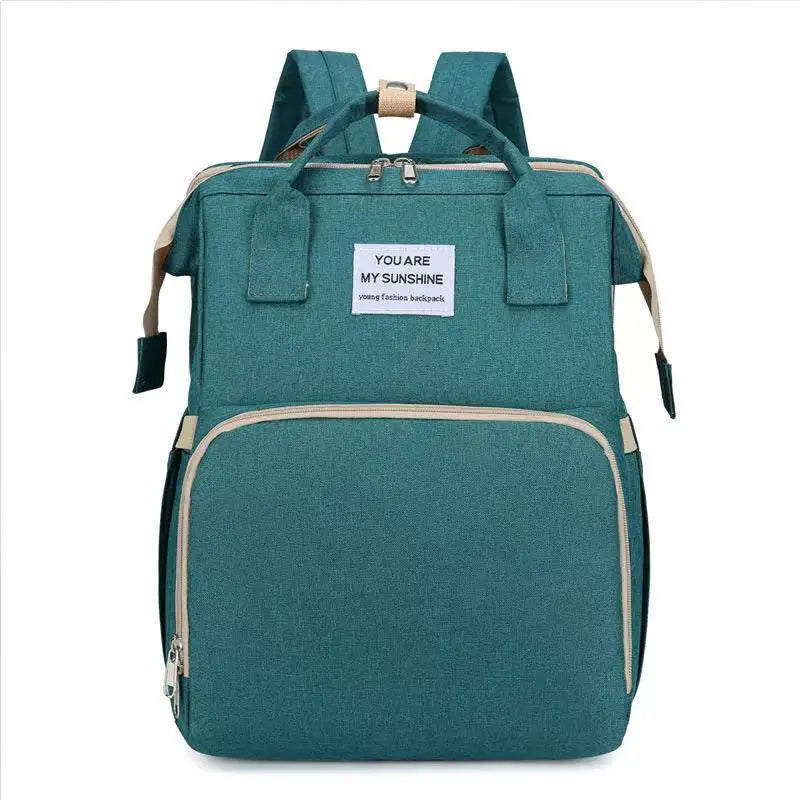 Mommy Travel Bag with Foldable Crib