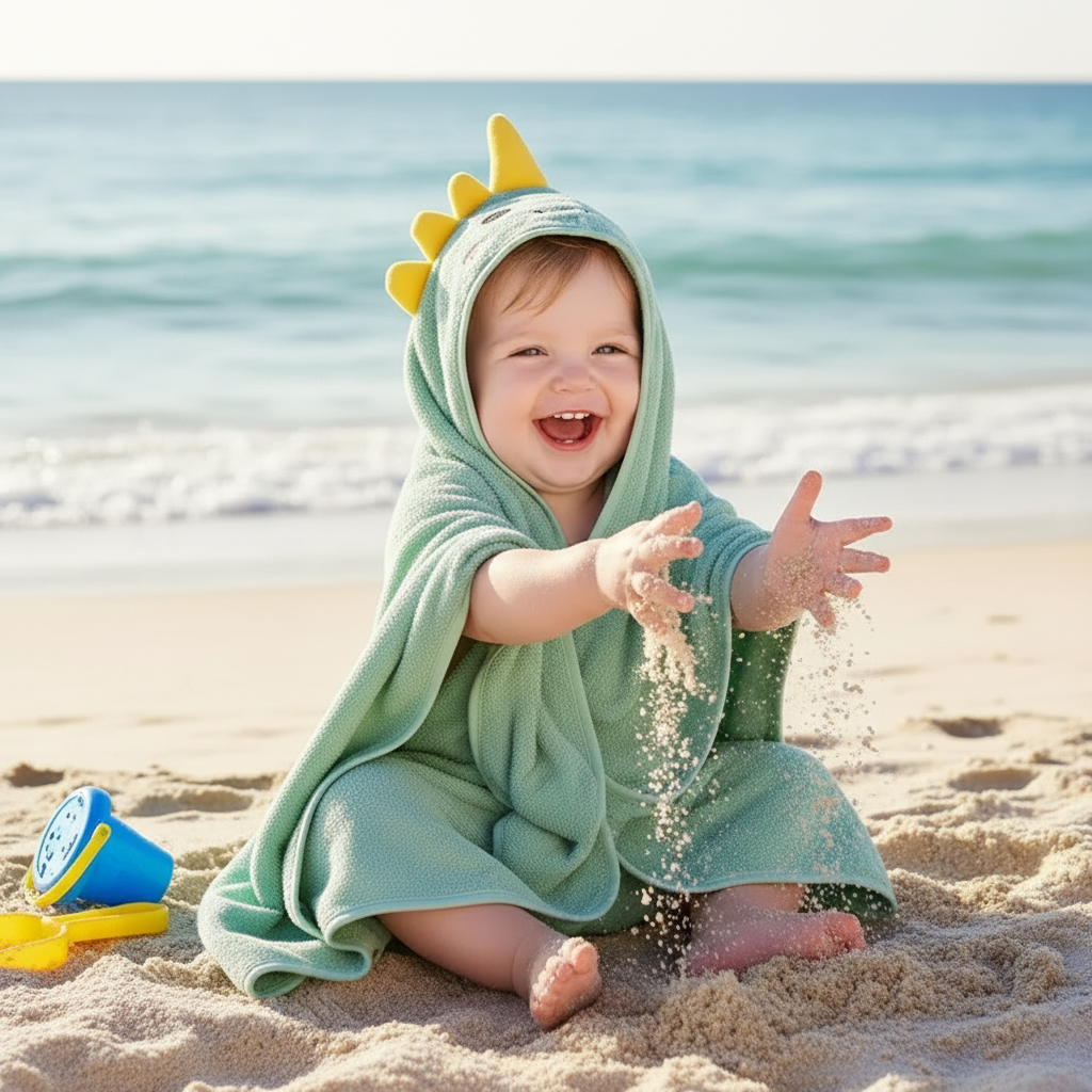 Soft Baby Hooded Bath Towel