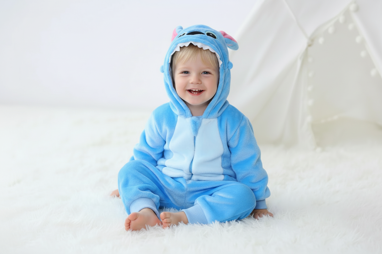 Kids Kigurumi Hooded Onesie