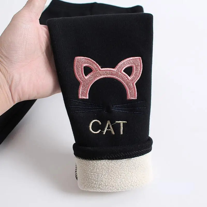 Girls Fleece-Lined Leggings