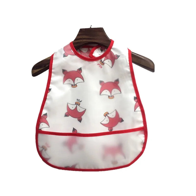 Waterproof Baby Feeding Bib with Pocket