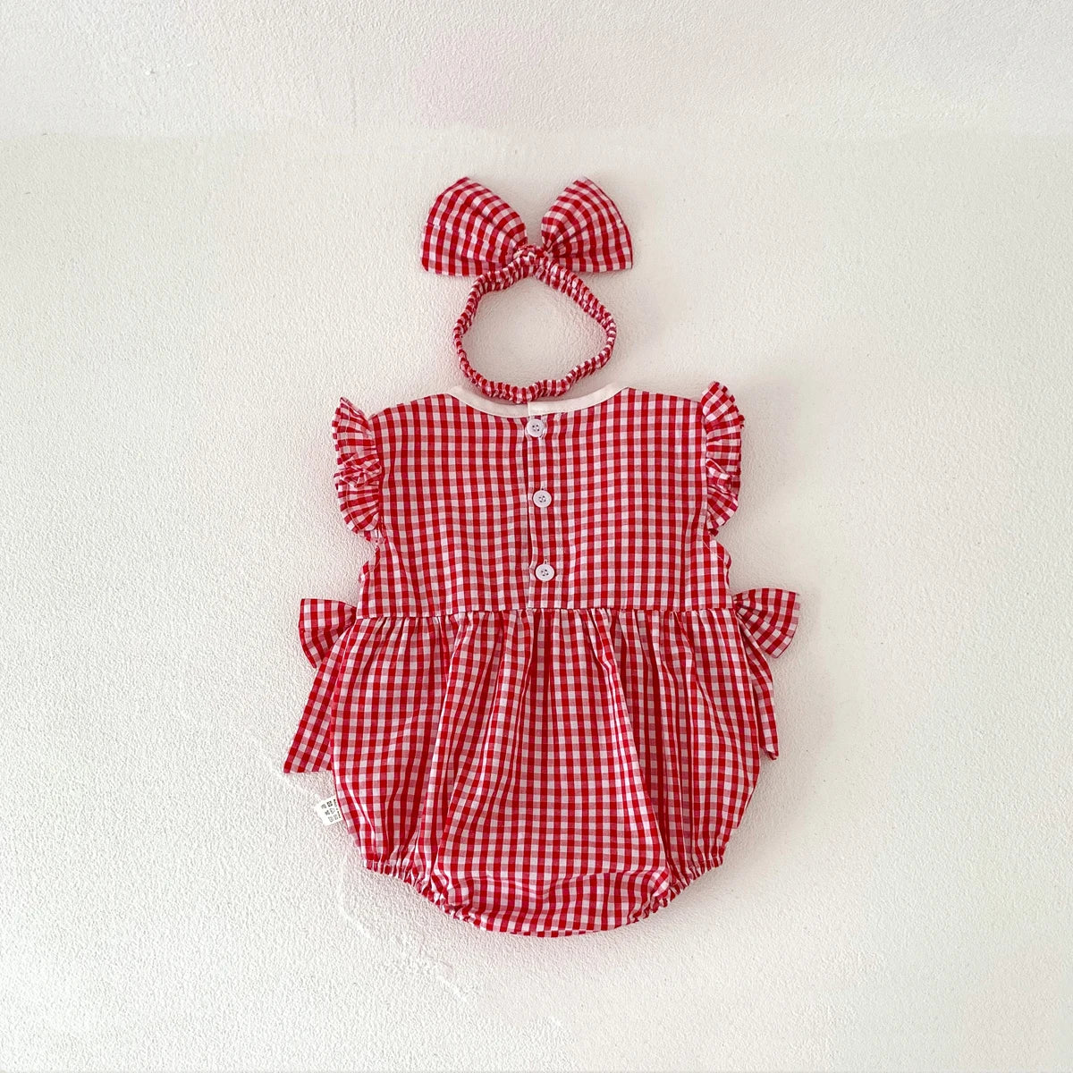 Baby Girl Romper & Headband Set