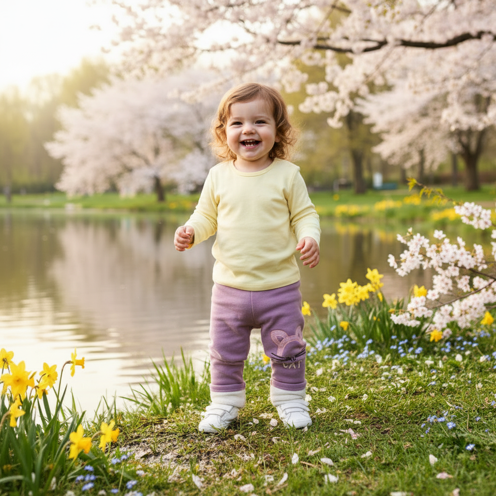 Girls Fleece-Lined Leggings