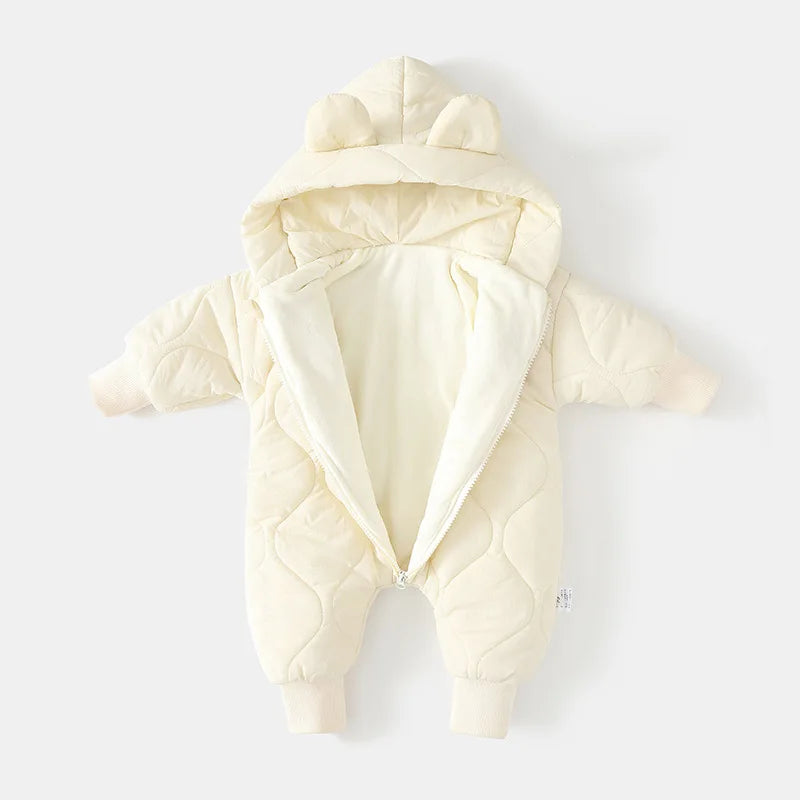 Baby Hooded Bear Jumpsuit