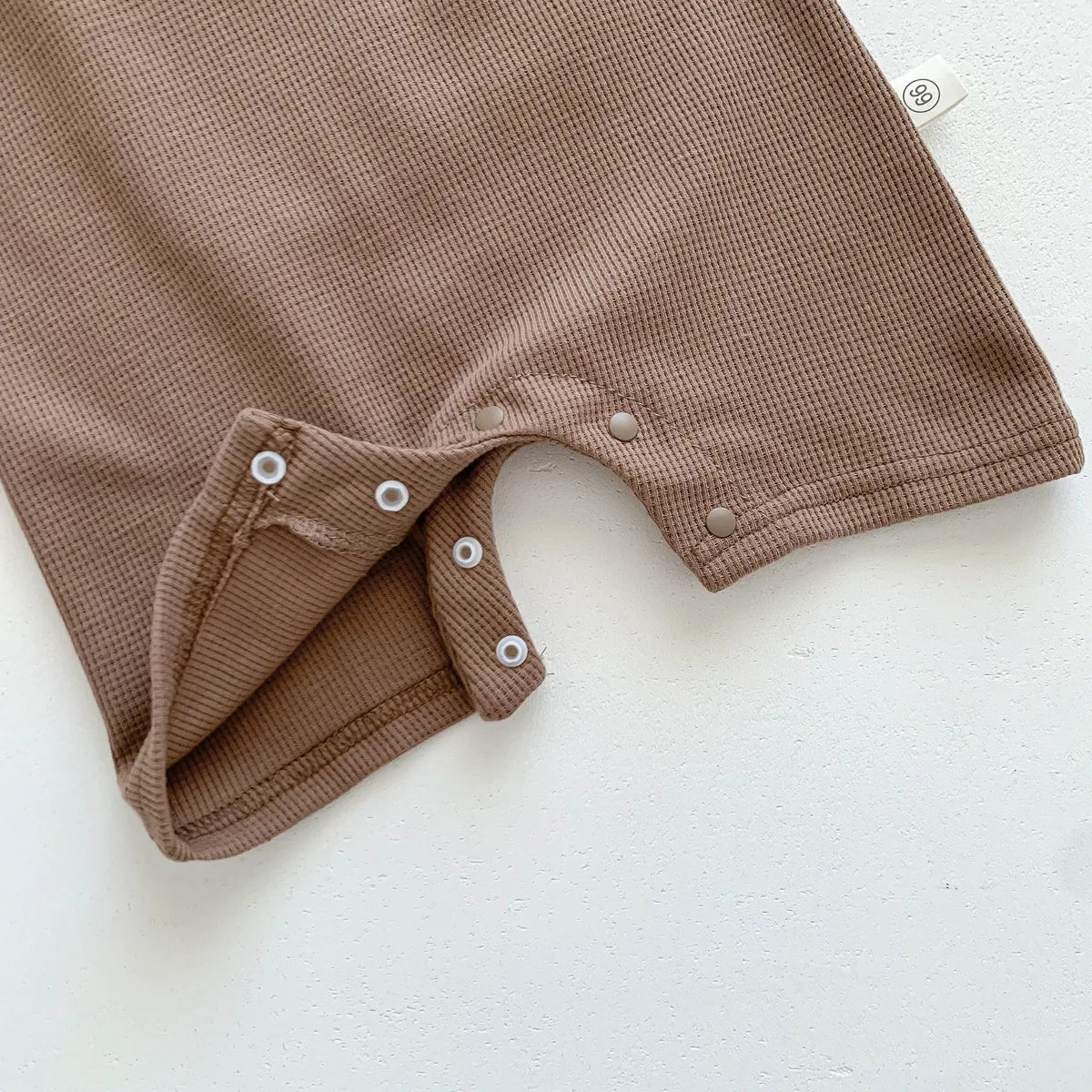 Baby Waffle Romper Set with Hat