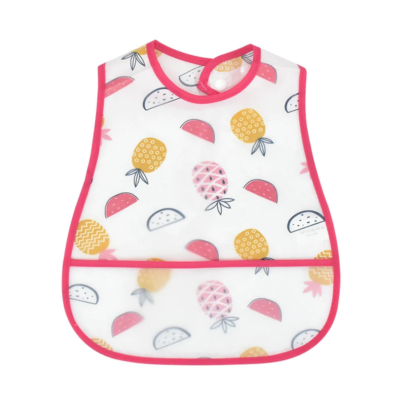 Waterproof Baby Feeding Bib with Pocket