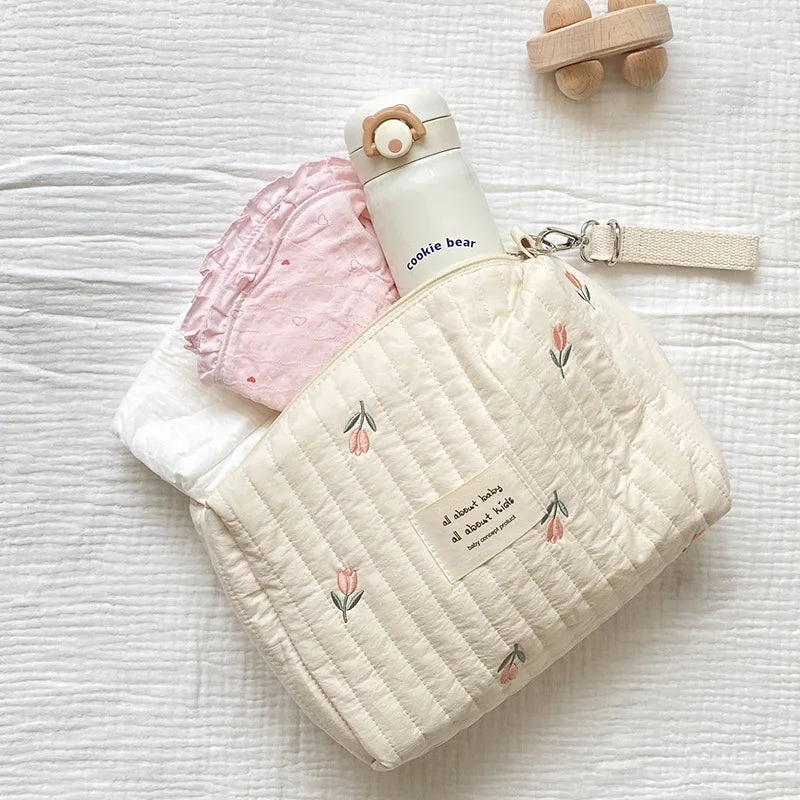 Baby Diaper Bag with Zipper for Stroller